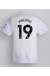 Manchester United Bryan Mbeumo #19 Jalkapallovaatteet Vieraspaita 2025-26 Lyhythihainen